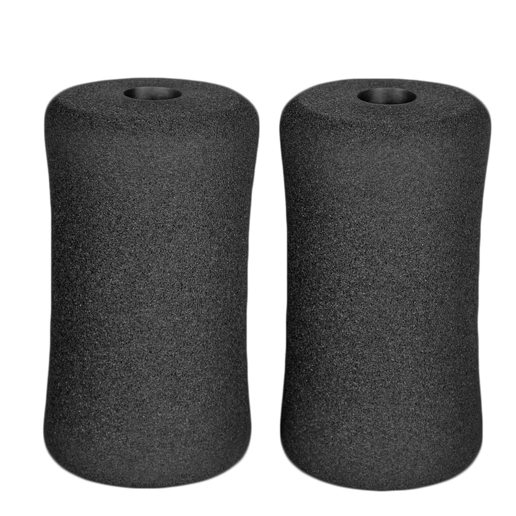Sponge Foam Foot Pad Roller Pair, Used for Replacing Gym Exercise Equipment, Suitable for 1-inch Rod (Foam 5.12" X 2.76" Od X 0.87" Id)
