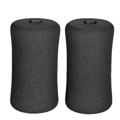 Sponge Foam Foot Pad Roller Pair, Used for Replacing Gym Exercise Equipment, Suitable for 1-inch Rod (Foam 5.12" X 2.76" Od X 0.87" Id)