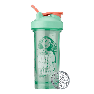 BlenderBottle Disney Princess Shaker Bottle Pro Series, Perfect for Protein Shakes and Pre Workout, 28-Ounce, Belle