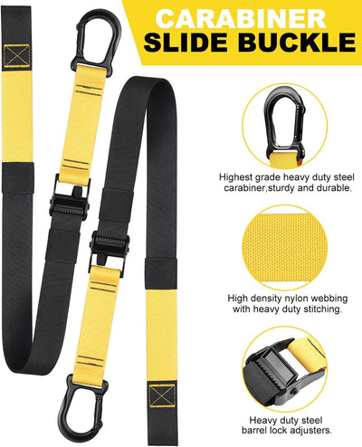 Home Resistance Training Kit, Resistance Trainer Exercise Straps with Handles, Door Anchor and Carrying Bag for Home Gym, Bodyweight Resistance Workout Straps for Full-Body Workout