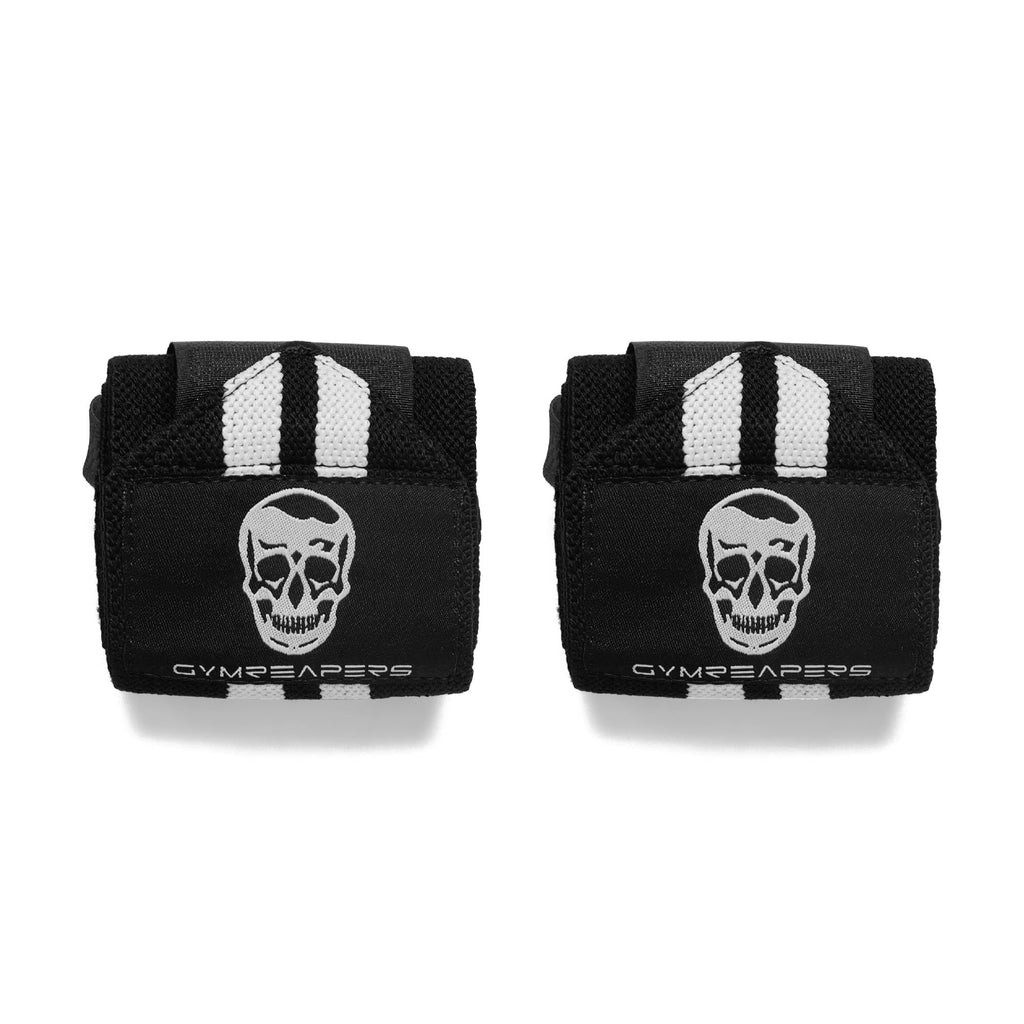 Gymreapers Weightlifting Wrist Wraps (IPF Approved) 18" Professional Quality Wrist Support with Heavy Duty Thumb Loop - Best Wrap for Powerlifting Competition, Strength Training, Bodybuilding