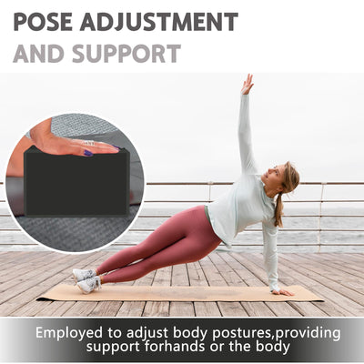 9"x6"x3" Yoga Blocks, Soft Non-Slip Surface Premium Foam Blocks, Supportive, Lightweight, Odor Resistant, Yoga Accessories for Pilates Meditation General Fitness Stretching Toning