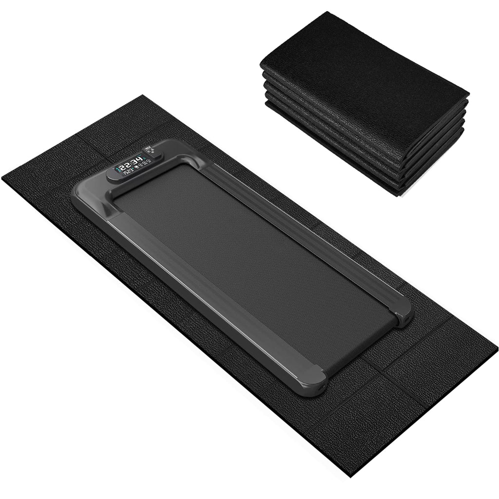 Treadmill Mat 96"x36", WERCHO Walking Pad Mat for Carpet Hardwood Floors 6mm Heavy-Duty Exercise Equipment Mat for Rowing Machine, Treadmil Pad, Spin Bike, Elliptical Trainer, Home, Gym