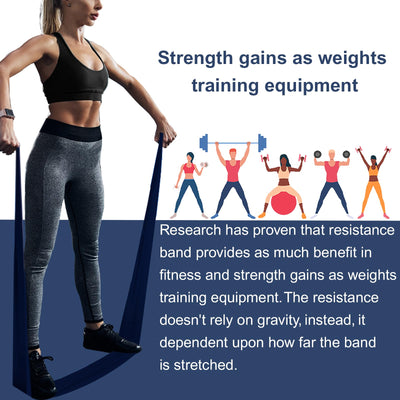 Resistance Bands,Professional Long Non-Latex Elastic Stretch Bands,Exercise Bands for Physical Therapy, Yoga, Pilates, Rehab, at-Home or The Gym Workouts, Strength Training