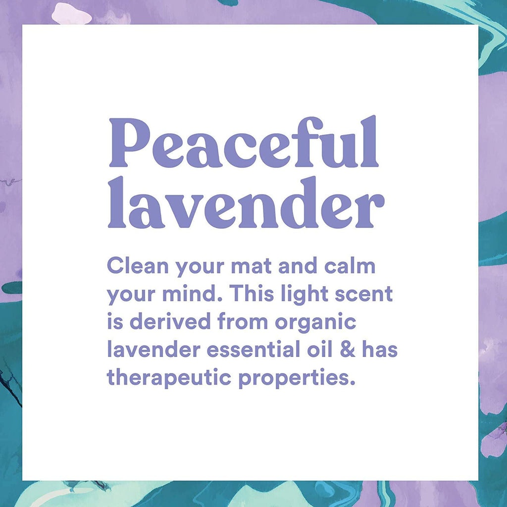 ASUTRA Yoga Mat Cleaner Spray (Energizing Peppermint), 4 fl oz - No Slippery Residue, Organic Essential Oils, Deep-Cleansing for Fitness Gear & Gym Equipment, Microfiber Towel Included