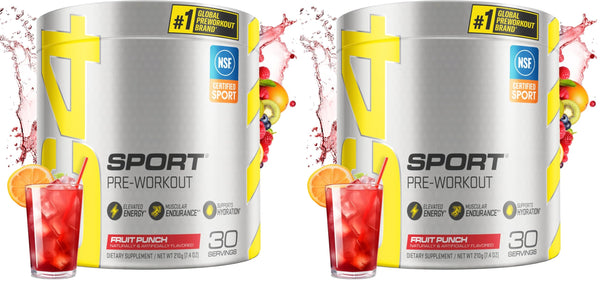 Cellucor C4 Sport Pre Workout Powder Watermelon - Pre Workout Energy with Creatine + 135mg Caffeine and Beta-Alanine Performance Blend - NSF Certified for Sport 30 Servings