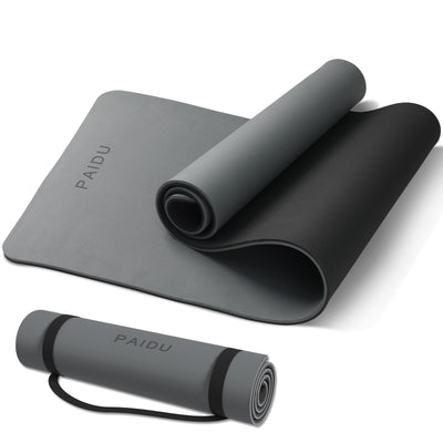 Yoga Mat Non Slip Anti-tear,extra thick-2/5 inch（10MM）High Resiliency Professional POE Yoga Mats for Women Men Kids,72"x24"inch,Workout, Yoga, Pilates and Floor Exercise, with Carrier Strap