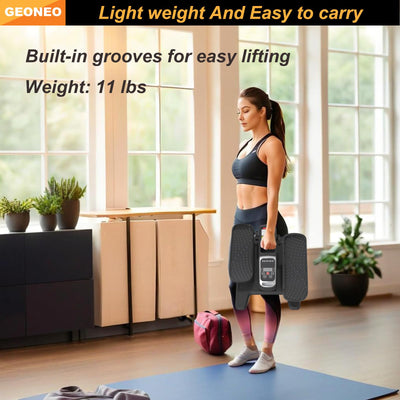 Under Desk Elliptical Machine, Electric Elliptical Exerciser for Senior, Quiet & Small Electric Seated Pedal Exerciser for Home with Display Monitor, Remote Control & 12 Adjustable Speeds