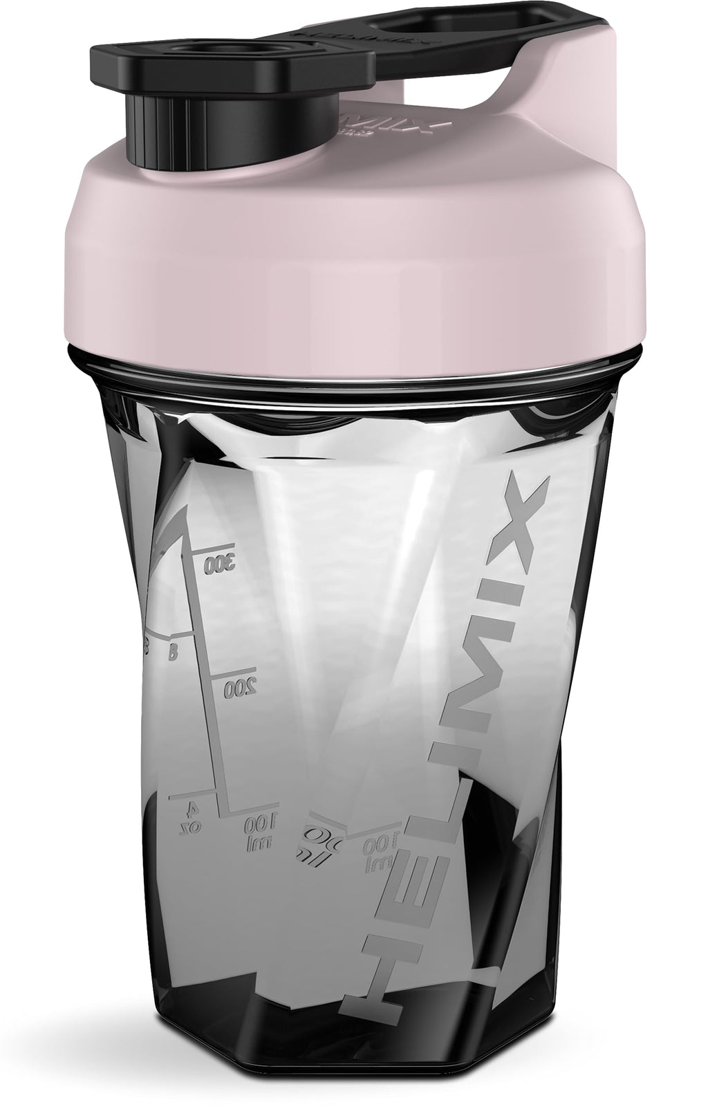 HELIMIX 2.0 Vortex Blender Shaker Bottle Holds upto 28oz | No Blending Ball or Whisk | USA Made | Portable Pre Workout Whey Protein Drink Shaker Cup | Mixes Cocktails Smoothies Shakes | Top Rack Safe