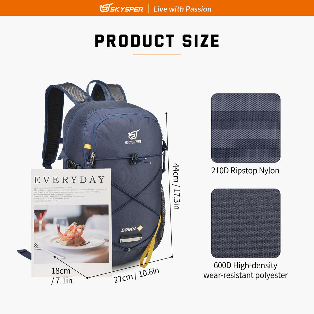 SKYSPER Small Hiking Backpack, 20L/30L Lightweight Travel Backpacks Hiking Daypack for Women Men