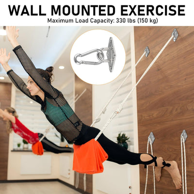 Wall Mount for Resistance Bands, Workout Anchors Wall Resistance with Hook for Fitness Bands, Space Saving Workout Equipment for Home Gym Weight Straps Suspension Training Exercise