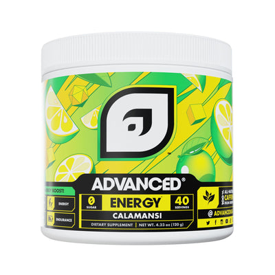 Advanced Energy - Energy Boosting Formula with Electrolytes for Hydration - L-Theanine to Combat Jitters - Sugar Free & Keto Friendly - No Maltodextrin (40 Servings) (Rocket Pop)