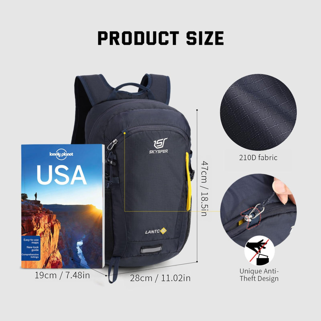 SKYSPER Small Hiking Backpack, 20L/30L Lightweight Travel Backpacks Hiking Daypack for Women Men