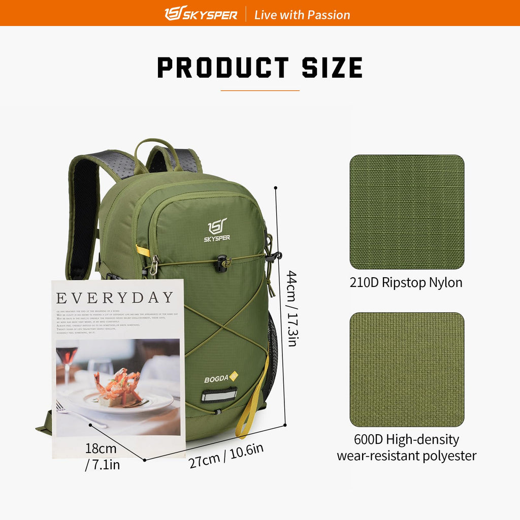 SKYSPER Small Hiking Backpack, 20L/30L Lightweight Travel Backpacks Hiking Daypack for Women Men