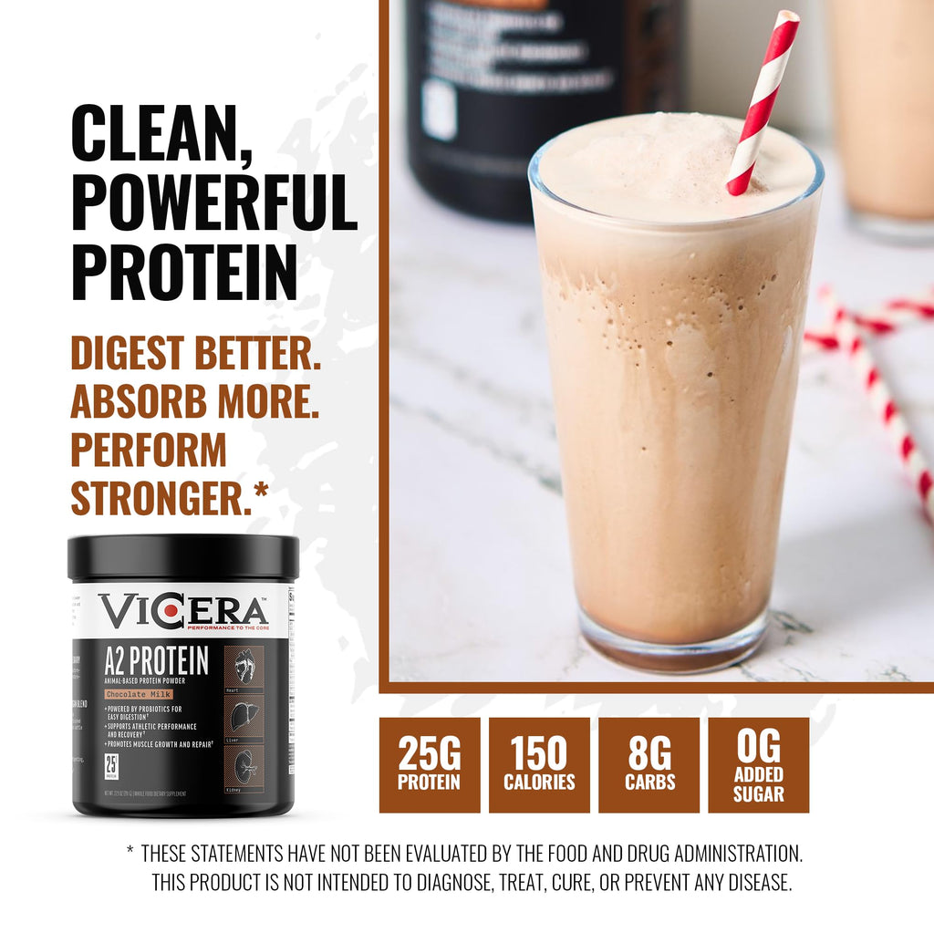 A2 Protein Powder, Peppermint Milkshake, 25 G Protein per Serving, Organic A2/A2 Whey Casein Blend With Probiotics and Celtic Sea Salt, Gluten Free Workout Supplement, Non GMO, 20 Serv, 27.4 Oz