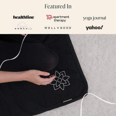 Mindful & Modern Zabuton Meditation Mat - Cotton Filled Yoga and Meditation Pad - Zabuton Meditation Cushion for Kneeling and Sitting Support - Large Rectangular Sitting Floor Pillow for Bench or Zafu