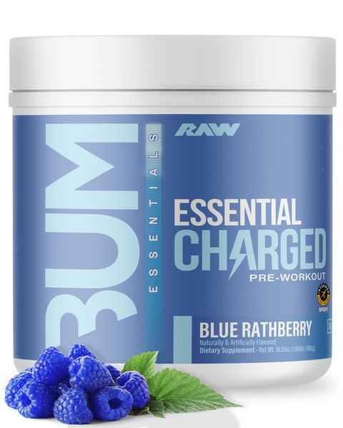 RAW Nutrition - Essential Pre - Chris Bumstead Pre Workout Formula, Sports Nutrition Pre-Workout Powders | Men & Womens Drink, Energy Powder for Working Out (Peach Mango)