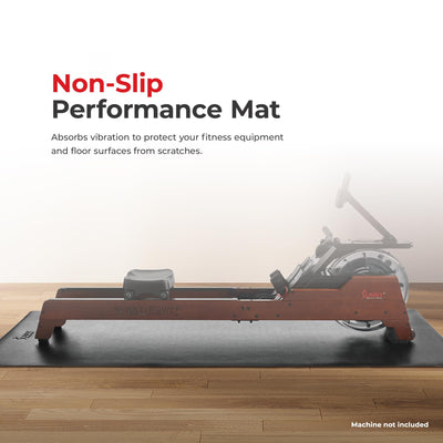 Sunny Health & Fitness Non-Slip Home Gym Mat – Workout Floor Protection Foam Pad for Treadmill, Bike, Elliptical, Yoga and Exercise Equipment or Standing Desk in 4 Size Options