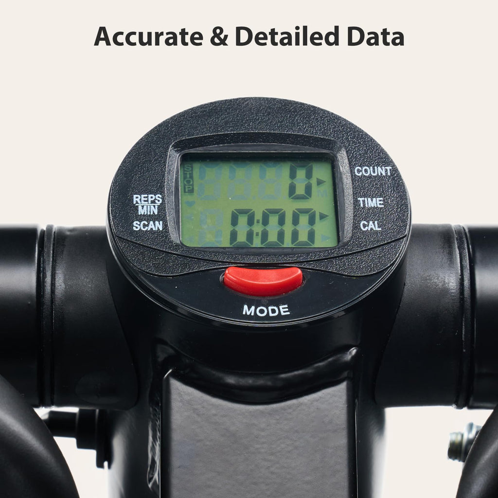 OLIXIS Steppers for Exercise at Home Workout Equipment, Mini Stepper Exercise Machine for Senior Citizens, Twist Stepper with Resistance Bands, Cardio Weight Loss Equipment Home Fitness