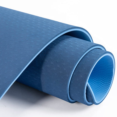 Yoga Mat Non Slip, Pilates Fitness Mats, Eco Friendly, Anti-Tear 1/4" Thick Yoga Mats for Women, Exercise Mats for Home Workout with Carrying Sling and Storage Bag