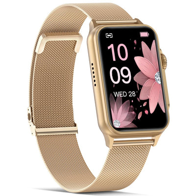 FITVII Nexa Fitness Tracker Answer/Make Calls, Smart Watch with Blood Pressure, Blood Oxygen, 24/7 Heart Rate Monitor, 120+ Sport Mode Activity Tracker with Step Counter, Sleep Tracker for Women Men