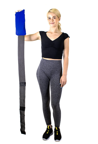 Ice Packs for Injuries Reusable (3-Piece Set) – Hot and Cold Ice Pack Therapy Gel Wrap Support – Supports Recovery, Joint and Muscle Pain – Knees, Back & More (3 Piece Set - Classic)