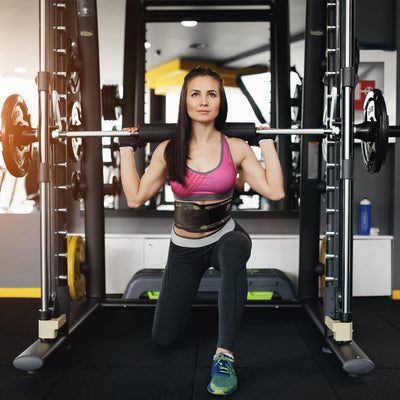 RitFit Weight Lifting Belt - Great for Squats, Lunges, Deadlift, Thrusters - Men and Women - 6 Inch Black/Camouflage