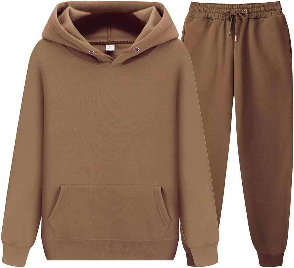 CHAIRAY Women's Hoodie Tracksuit Sweatsuits for Mens Set 2 Piece Hooded Sweatshirts and Sweatpant Sets Jogger Sweatsuit