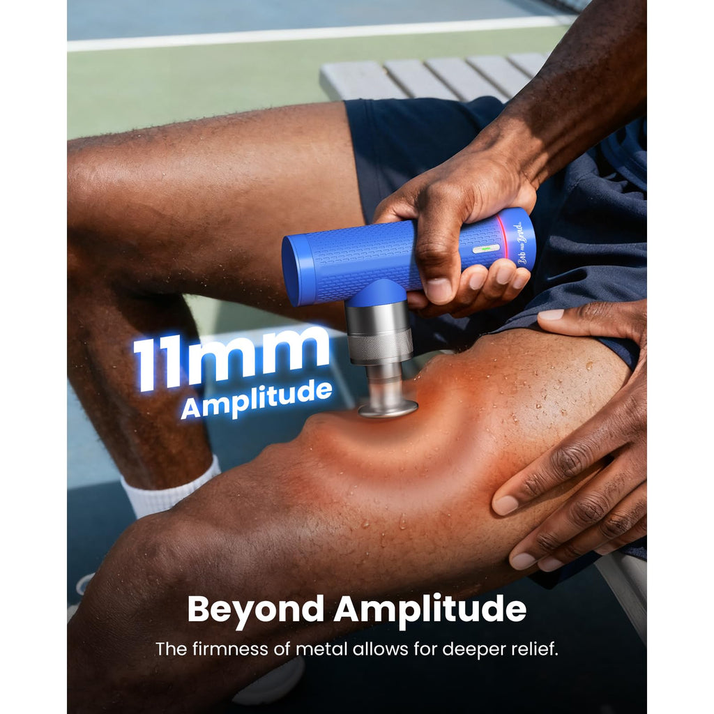 BOB AND BRAD A7 Pro Massage Gun with Heat and Cold Therapy, FSA Eligible/HSA Eligible, 11mm Amplitude Mini Massage Gun Deep Tissue Portable, Professional Muscle Massager for Pain Relief, Ideal Gift