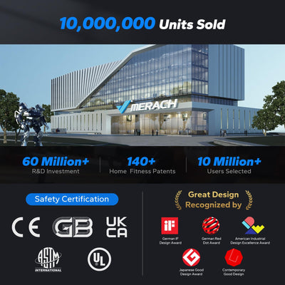 MERACH Sculls Rowing Machines for Home, Magnetic Rowing Machine with 16-Level, Simulate Real Row, Ultra-Quiet Rower, MERACH App and 1000+ Champion Coaching Course & Games