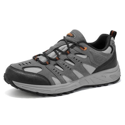 Kricely Men's Trail Running Shoes Non Slip Hiking Shoes Tennis Shoes Fashion Sneakers Workout Footwear