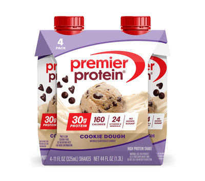 Premier Protein Shake, Vanilla, 30g Protein, 1g Sugar, 24 Vitamins & Minerals to Support Immune Health, 11 fl oz, Pack of 12 (Packaging May Vary)