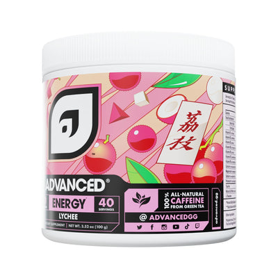 Advanced Energy - Energy Boosting Formula with Electrolytes for Hydration - L-Theanine to Combat Jitters - Sugar Free & Keto Friendly - No Maltodextrin (40 Servings) (Rocket Pop)