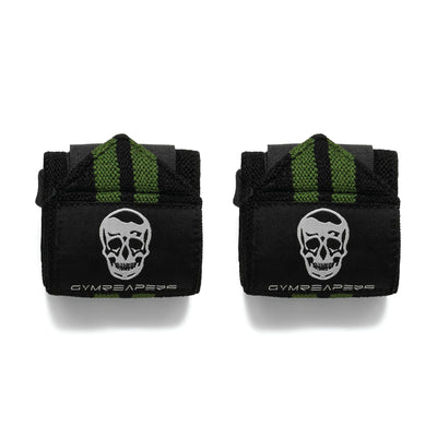 Gymreapers Weightlifting Wrist Wraps (IPF Approved) 18" Professional Quality Wrist Support with Heavy Duty Thumb Loop - Best Wrap for Powerlifting Competition, Strength Training, Bodybuilding