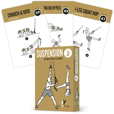 NewMe Fitness Stretching Workout Cards, Instructional Fitness Deck for Women & Men, Beginner Fitness Guide to Training Exercises at Home or Gym