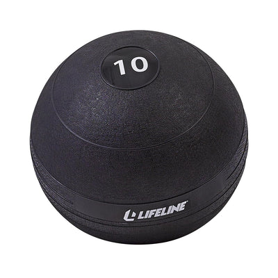 Lifeline Fitness Weighted Slam Ball - Easy to Grip Slam Ball for Home Gym and HIIT Workouts