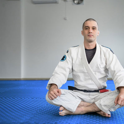 Fitvids Puzzle Exercise Gym Flooring Mat, 3/4" Thick High-Density EVA Interlocking Tiles, Workout Mat for Home Gym, Fitness Equipment, MMA, Gymnastics, 24-Piece Shock-Absorbing Exercise Mat (96 Sq Ft)