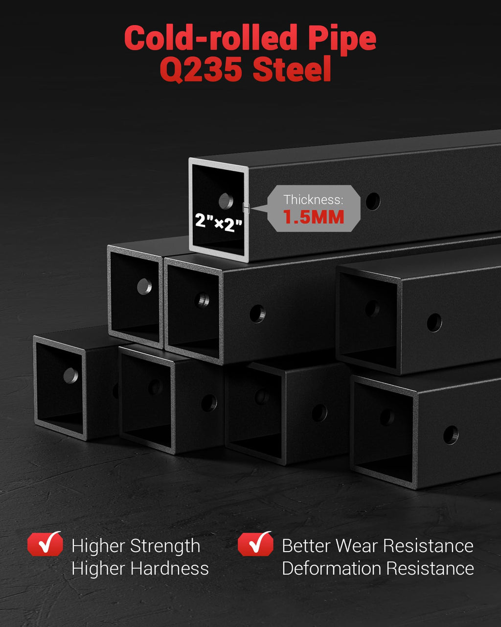 GarveeLife Power Cage, Multi-Functional Power Racks for Home Gym with Cable Crossover System, 1600 LBS Weight Capacity Fitness Squat Rack for Strength Workout with More Training Attachment