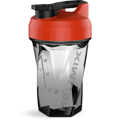 HELIMIX 2.0 Vortex Blender Shaker Bottle Holds upto 28oz | No Blending Ball or Whisk | USA Made | Portable Pre Workout Whey Protein Drink Shaker Cup | Mixes Cocktails Smoothies Shakes | Top Rack Safe
