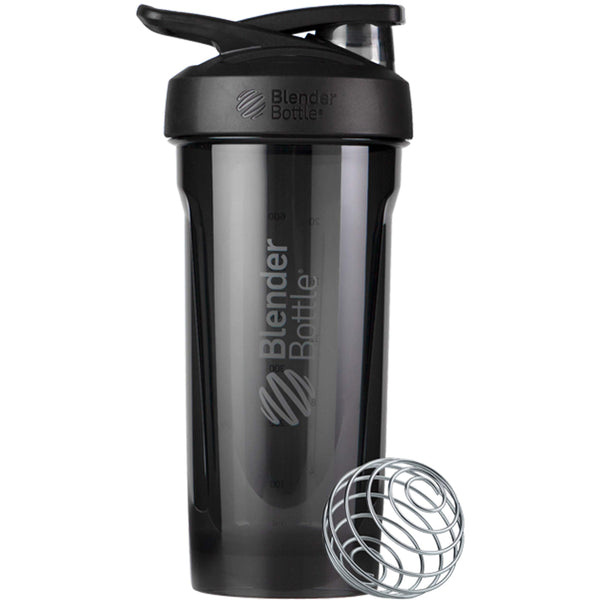 BlenderBottle Strada Tritan Shaker Bottle with Locking Lid, 28-Ounce, White