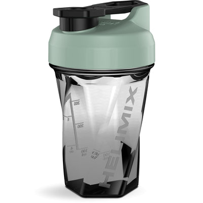 HELIMIX 2.0 Vortex Blender Shaker Bottle Holds upto 28oz | No Blending Ball or Whisk | USA Made | Portable Pre Workout Whey Protein Drink Shaker Cup | Mixes Cocktails Smoothies Shakes | Top Rack Safe