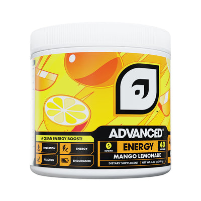 Advanced Energy - Energy Boosting Formula with Electrolytes for Hydration - L-Theanine to Combat Jitters - Sugar Free & Keto Friendly - No Maltodextrin (40 Servings) (Rocket Pop)