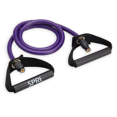 SPRI Xertube Resistance Bands with Handles – All Exercise Cords Sold Separately with Home Gym Workout Fitness Door Anchor Attachment Option