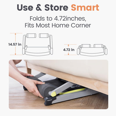 WONDER CORE Smart, Ab Machine, Ab Workout Equipment, Sit Up Machine & Exercise Equipment, Ab Crunch Machine for Stomach Workout, Ab Core Trainer Abdominal Machine for Home Gym