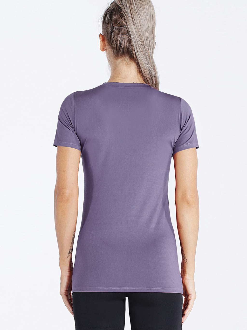 CADMUS 3/4/5 Pack Women's Compression Shirt Running Athletic T-Shirts Workout Tops Baselayer Short Sleeve Yoga Gym Sports