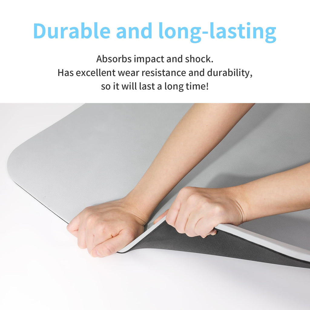 Yoga Mat Non Slip Anti-tear,extra thick-2/5 inch（10MM）High Resiliency Professional POE Yoga Mats for Women Men Kids,72"x24"inch,Workout, Yoga, Pilates and Floor Exercise, with Carrier Strap