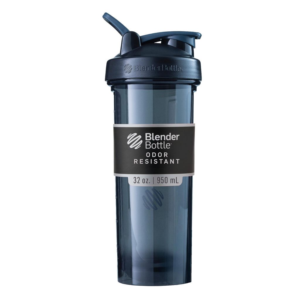 BlenderBottle Shaker Bottle Pro Series Perfect for Protein Shakes and Pre Workout, 28-Ounce, Black