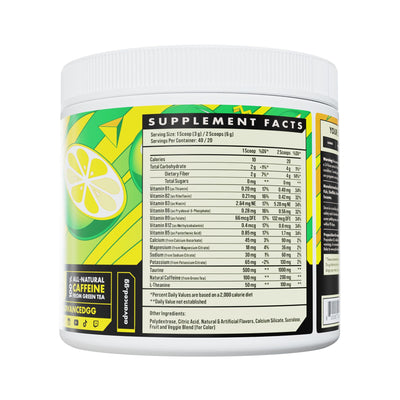 Advanced Energy - Energy Boosting Formula with Electrolytes for Hydration - L-Theanine to Combat Jitters - Sugar Free & Keto Friendly - No Maltodextrin (40 Servings) (Rocket Pop)