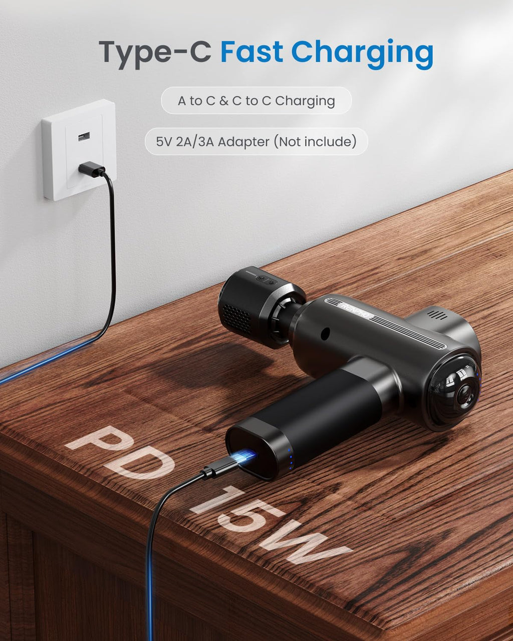 RENPHO Active Thermacool 2 Massage Gun with Heat and Cold Therapy, Christmas Gifts, [2025 Upgraded] Professional Deep Tissue Handheld Massager, Percussion Body Muscle Masajeador for Men Women Athletes