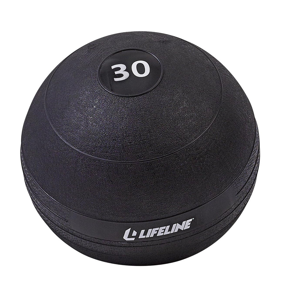 Lifeline Fitness Weighted Slam Ball - Easy to Grip Slam Ball for Home Gym and HIIT Workouts